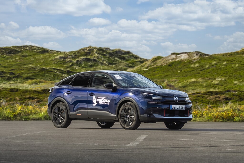 Citroën C4 Collection-Sondermodell im Einsatz beim Windsurf World Cup auf Sylt.