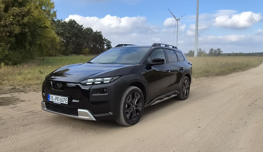 Subaru E-Outback in der Vorderansicht